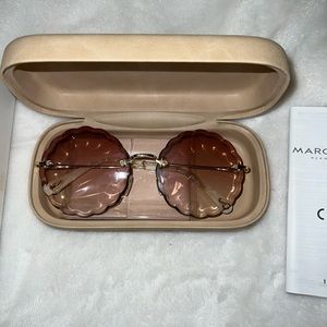 Chloe pink gradient sunglasses